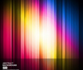 Multicolor lines bright background vector 01
