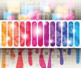 Vector background colorful fashion material