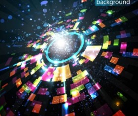 abstract technology background art vector 03
