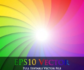 Rainbow colored background art vector 01