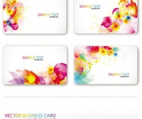 Business card abstract Illustration vector 02