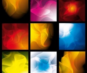 Colored smoke background vectors material