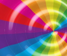 Colored wavy with round background shiny vector 02