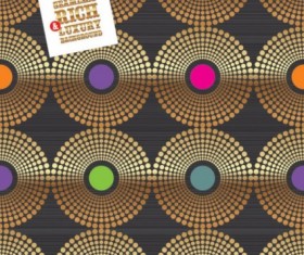 Gold round background Illustration vector