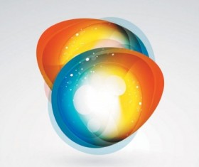 Brilliant web colorful background vector set 04