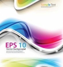 Dynamic light wave background vectors 03