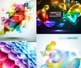 Abstract with geometric shapes background vector