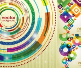 Modern Halation abstract art background vector