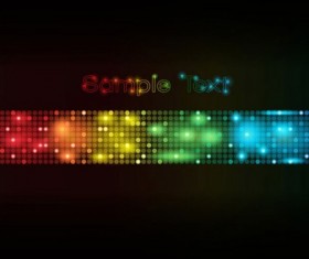 Light dot neon background vector material 02