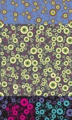 Circle pattern cartoon style vector