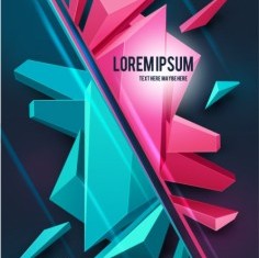 Shiny colorful backgrounds vector set