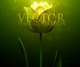 Advertising poster flower background vector 01