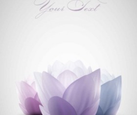 Advertising poster flower background vector 02