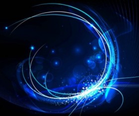 Creative blue glow background vector