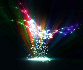 Colorful light dynamic background vector design