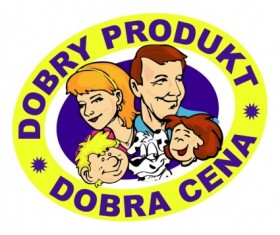 Dobry produkt dobrcena logo vector