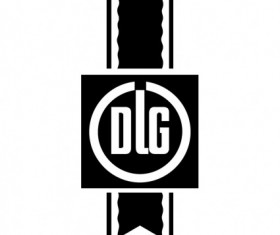 Dlg shiny logo vector