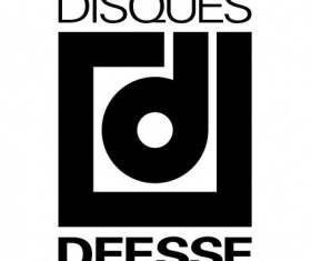 Logo disques deesse vector