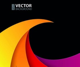 colorful creative geometry background vector set 03