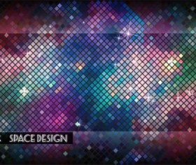 Multicolor neon fashion background vector 02
