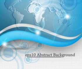 Global technology background vector 02