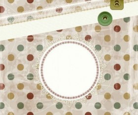 Fabric with grunge background vector