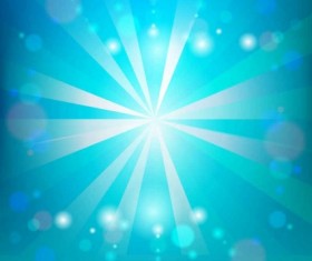Sunlight with blue sky vector background