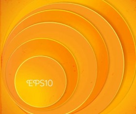 Dircle labels yellow background vectors