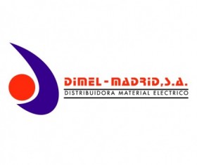 Dimel madriD vector logo material