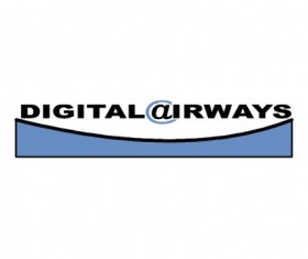 Creative Digital airways vector logo