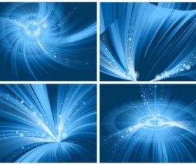 Set of blue background graphics vector