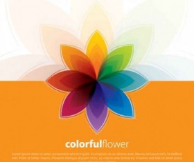 Free colorful flowers vector