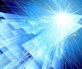 Fashion tech template background vector material 01