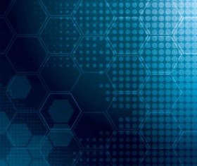 Fashion tech template background vector material 03