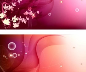 Fantasy flower and dynamic lines background vector