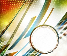 Abstract elements with Garbage background vector