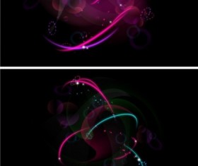 Shiny design background vector set