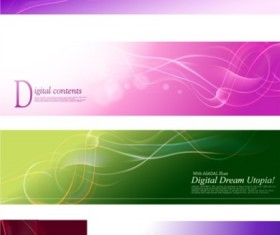 Personality dream smoke banner with background vector