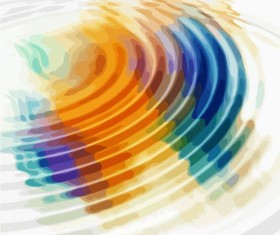 Abstract wavy colorful ripples background vector