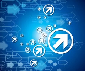 Abstract Arrows business Background 2 vector