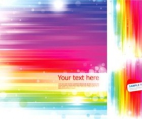 Fresh fashion colorful striped background vector