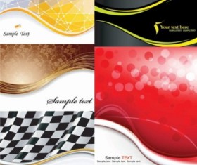 Dynamic lines with wave background vector