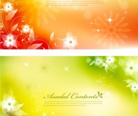 Elegant fantasy flower background vector