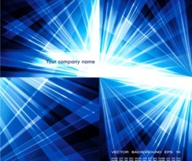Blue light background vector