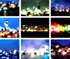 Dream Blurred Cards vector graphics