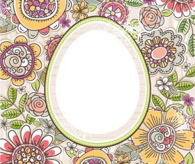 Easter Eggs with Backgrounds vector 03