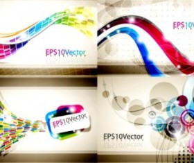 dynamic flow background vector