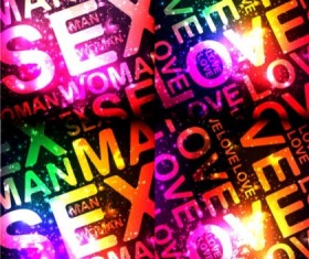 Flash Alphabet background vector