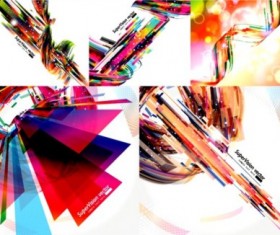 Spatial context design elements background vector