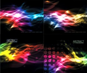 Super dynamic colorful background vector